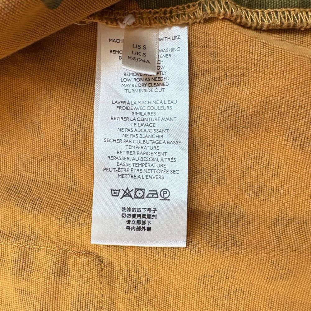 ANTHROPOLOGIE PILCRO Camo/Leopard Print Oversized Utility Jacket Womens Size S - Picture 7 of 10